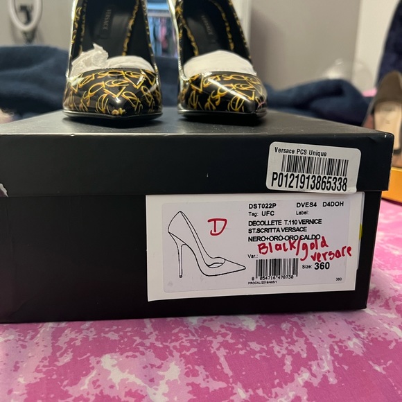 Versace pump heels multi color - Picture 6 of 8